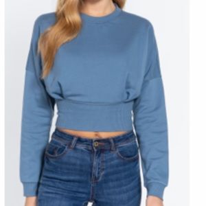 Crop top sweater